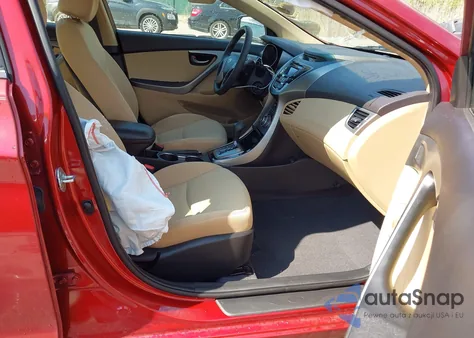 2013 Hyundai Elantra Gls from USA, damaged, VIN 5NPDH4AE4DH405444